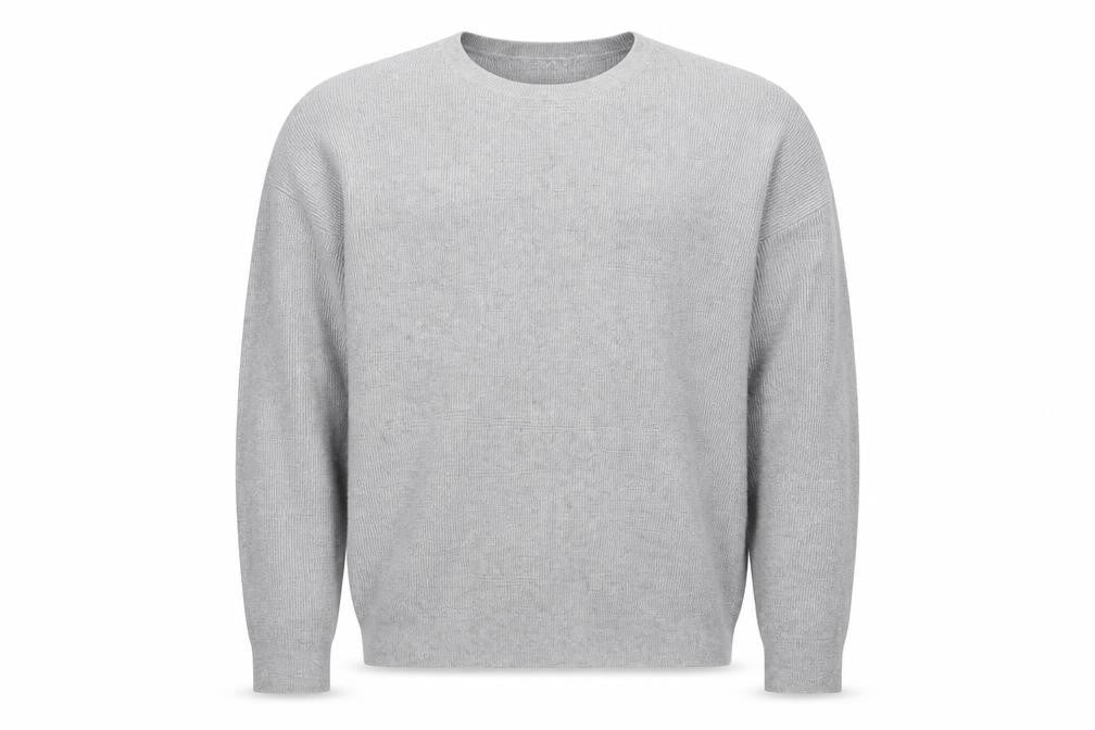 Kin by John Lewis Men’s Grey XL Cotton Crew Neck Knit Pullover Jumper