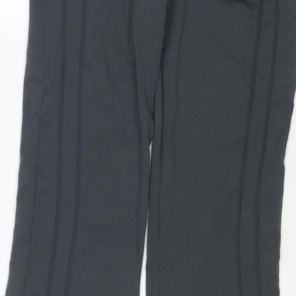 Olymplus Fitness Women Black UK 8 Capri Yoga Gym Trousers