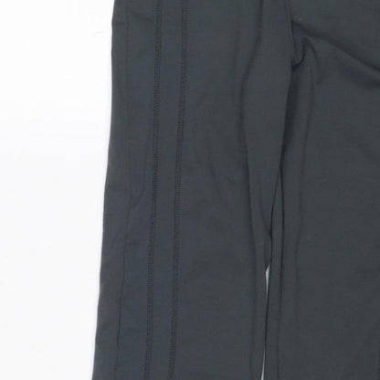 Olymplus Fitness Women Black UK 8 Capri Yoga Gym Trousers