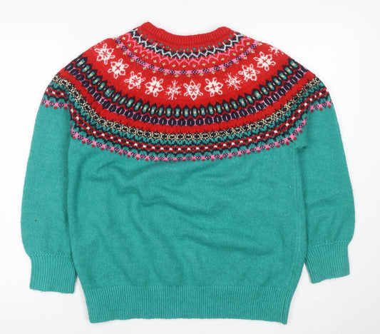 Dunnes Women’s Multicoloured S Fair Isle Christmas Jumper Glitter Knit