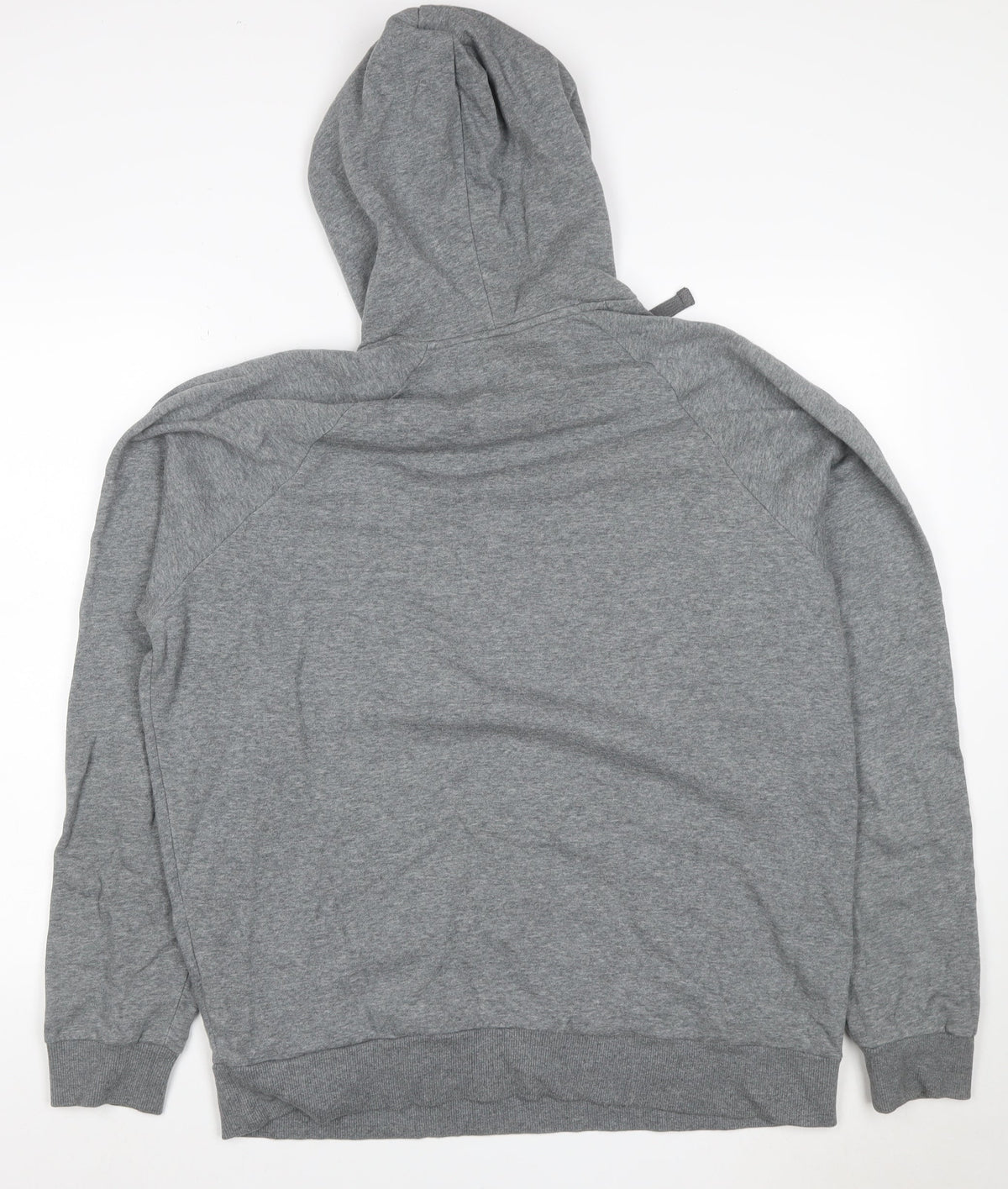 Under Armour Men’s Grey L ColdGear Logo Pullover Hoodie Relaxed Fit