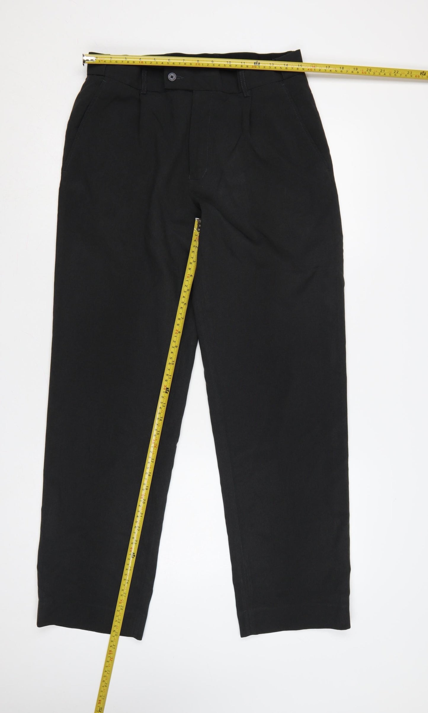 The Collection Debenhams Men’s Black 32R Straight Dress Trousers