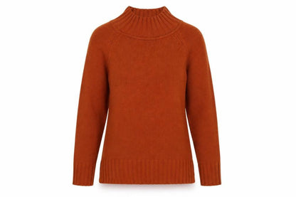Next Women’s Orange Roll Neck Knit Pullover Jumper Size S