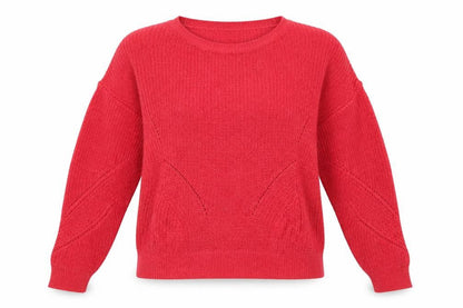 Next Women Pink Small Crew Neck Knit Jumper Long Sleeve
