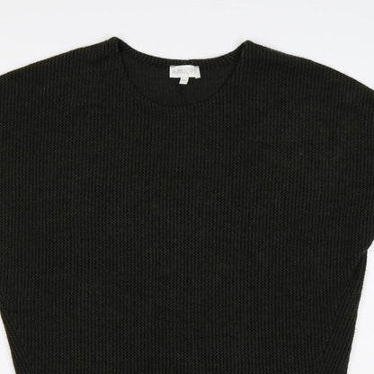 Apricot Women’s Black S/M Oversized Dolman Sleeve Knit Jumper