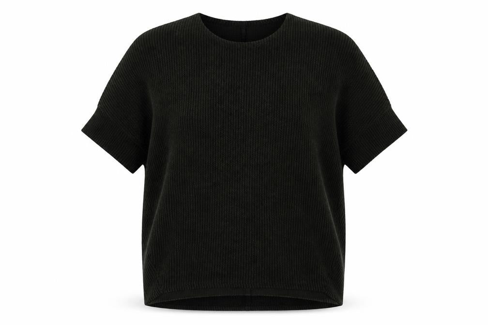 Apricot Women’s Black S/M Oversized Dolman Sleeve Knit Jumper