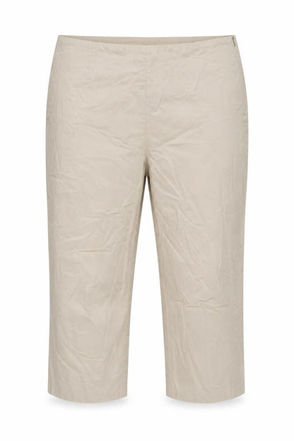 Marks & Spencer Women Beige UK 14 Short Straight Trousers