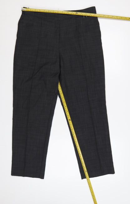 Marks & Spencer Women’s Grey UK 14 Short Straight Dress Trousers
