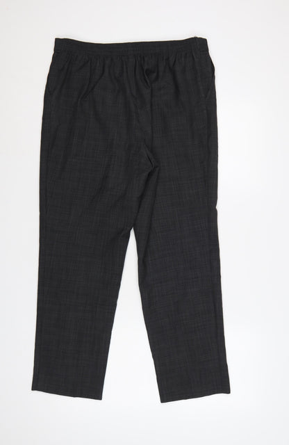 Marks & Spencer Women’s Grey UK 14 Short Straight Dress Trousers