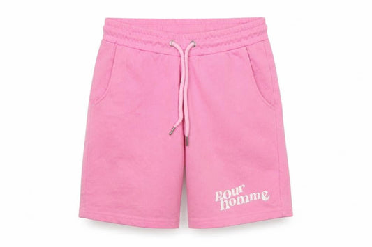 boohooMAN Men’s Pink M Mesh Drawstring Sweat Shorts Pour Homme