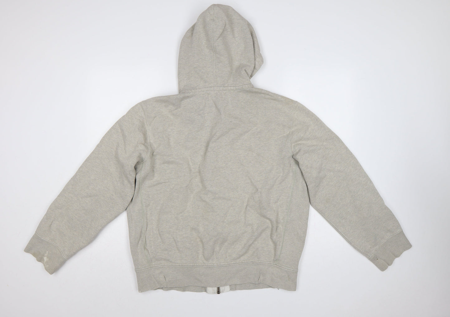 Polo Ralph Lauren Men’s Grey XL Full Zip Hoodie Logo Cotton Blend