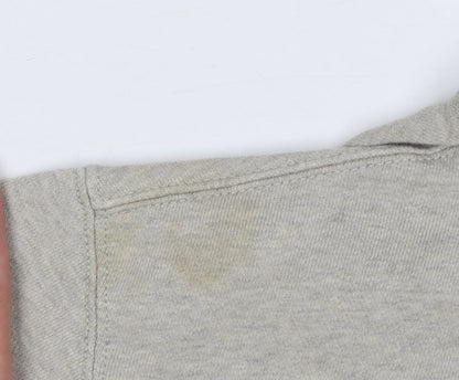 Polo Ralph Lauren Men’s Grey XL Full Zip Hoodie Logo Cotton Blend