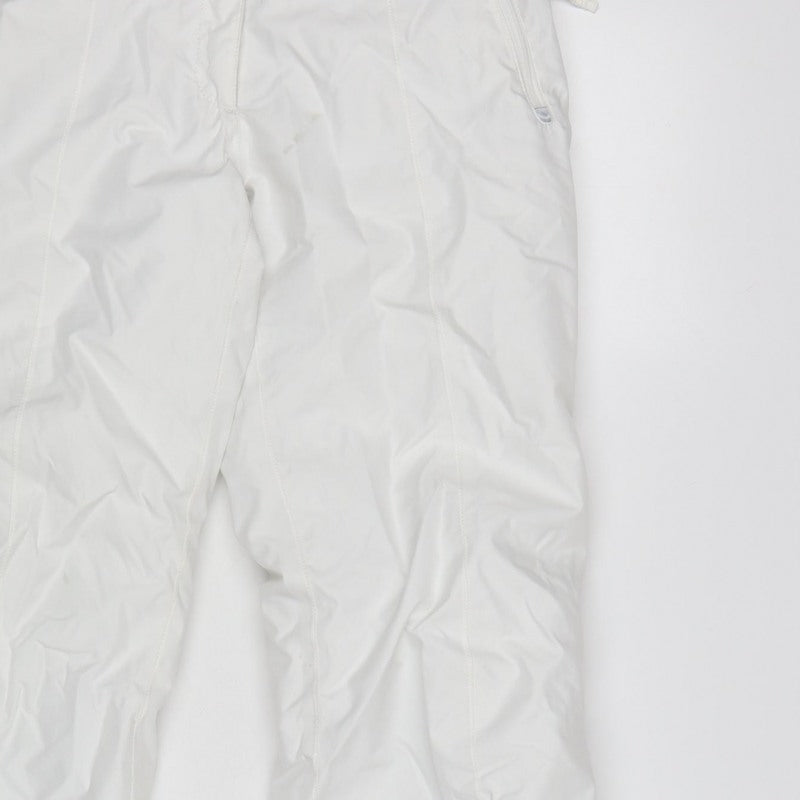 West Scout Women White UK 12 Snow Pants Ski Trousers Adjustable Waist