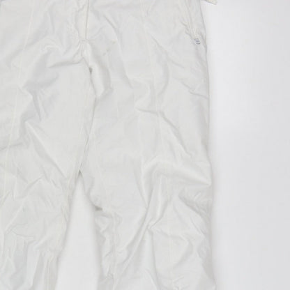 West Scout Women White UK 12 Snow Pants Ski Trousers Adjustable Waist