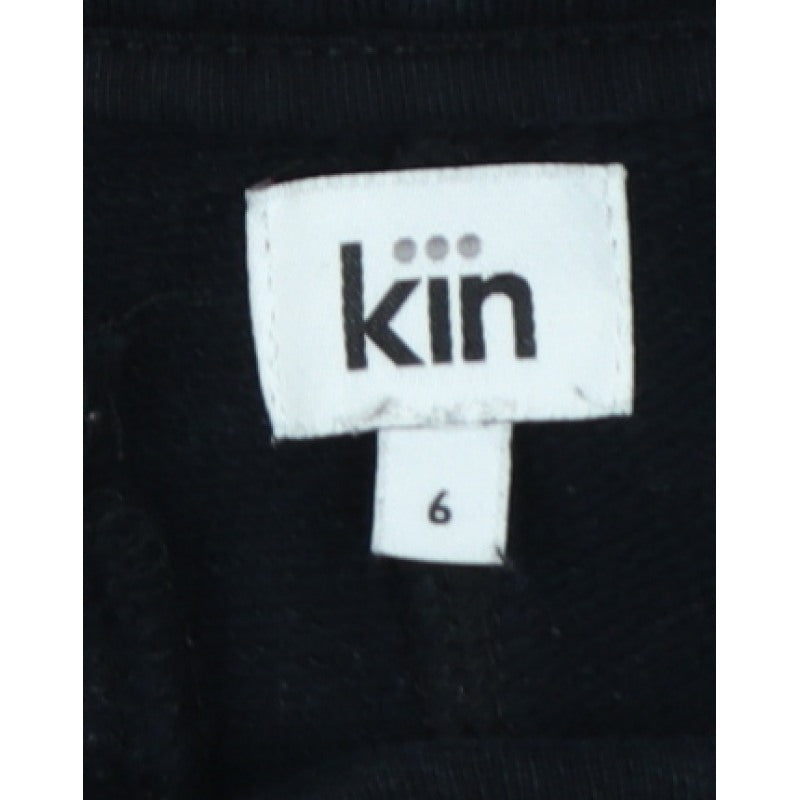 Kin Women’s Black UK 6 High Rise Wide-Leg Cropped Trousers