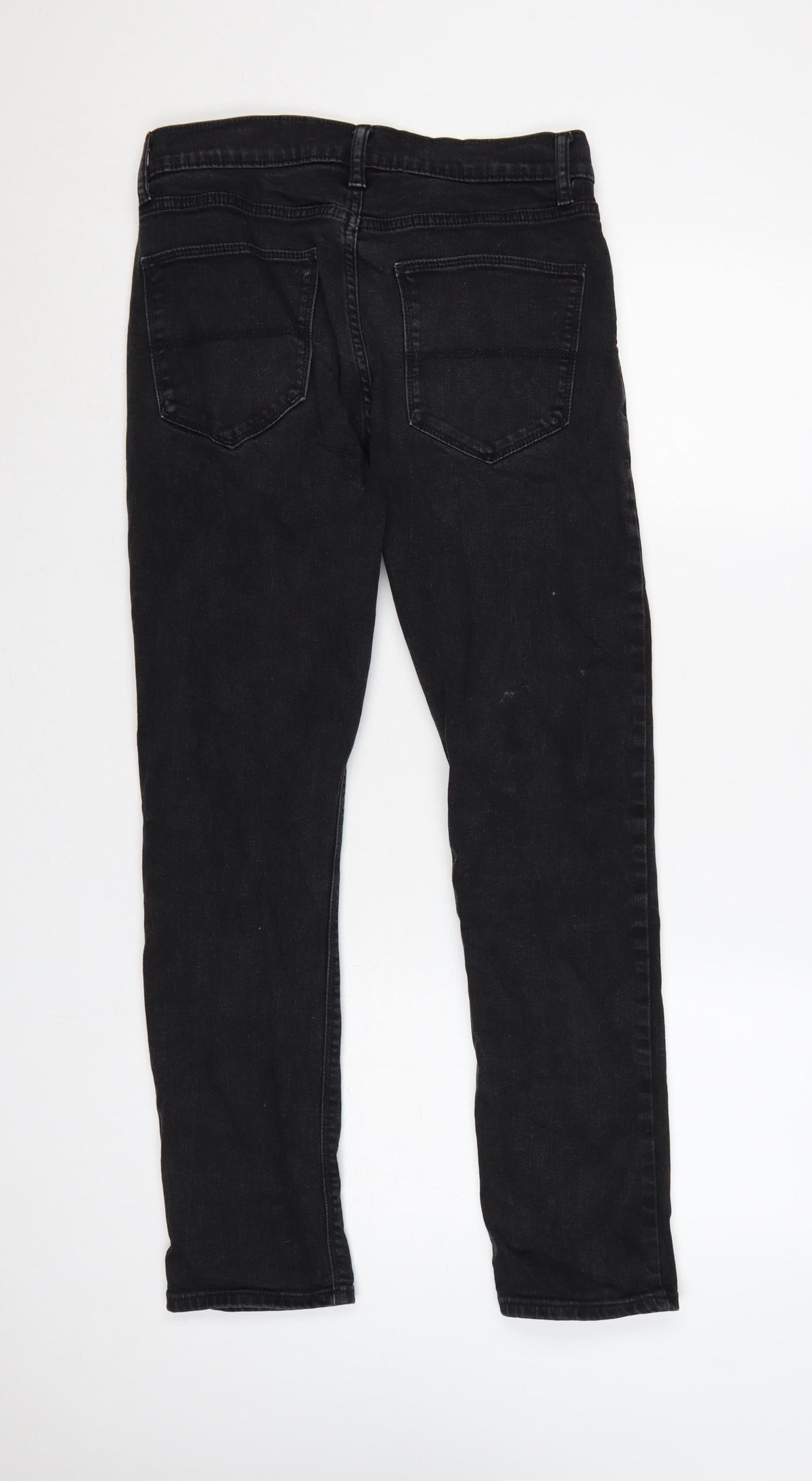 Marks & Spencer Men’s Black Slim Straight Jeans W30 L31 Stretch