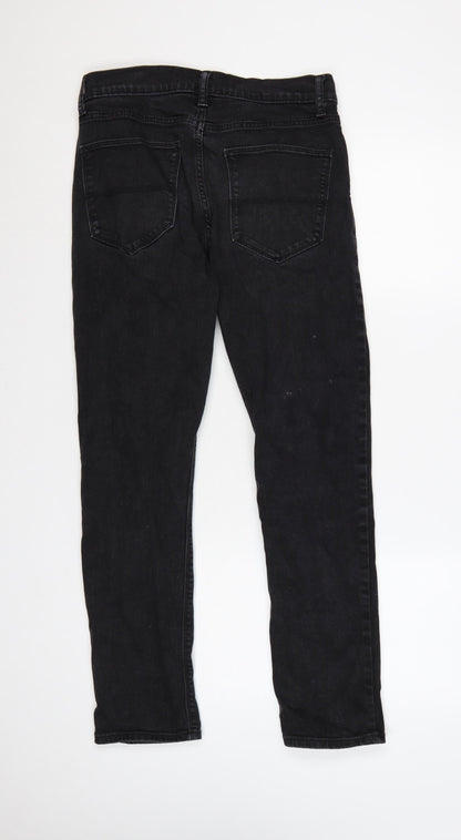 Marks & Spencer Men’s Black Slim Straight Jeans W30 L31 Stretch