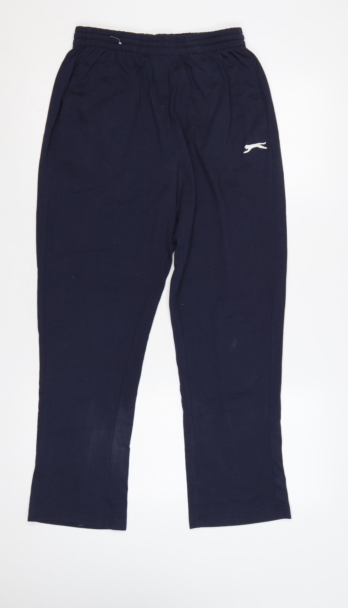 Slazenger Unisex Adults Navy M Straight Sweatpants Elastic Waist
