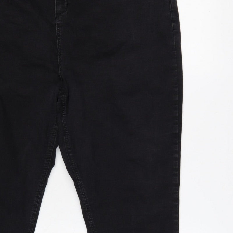 George Women’s Black 2XL 26-28 Long Skinny Jeans 5 Pocket