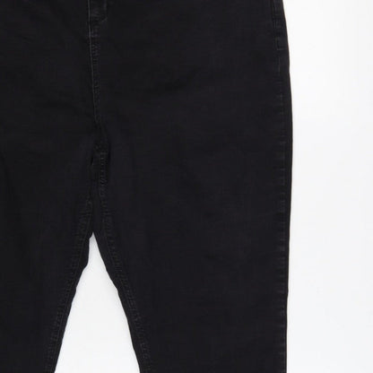 George Women’s Black 2XL 26-28 Long Skinny Jeans 5 Pocket