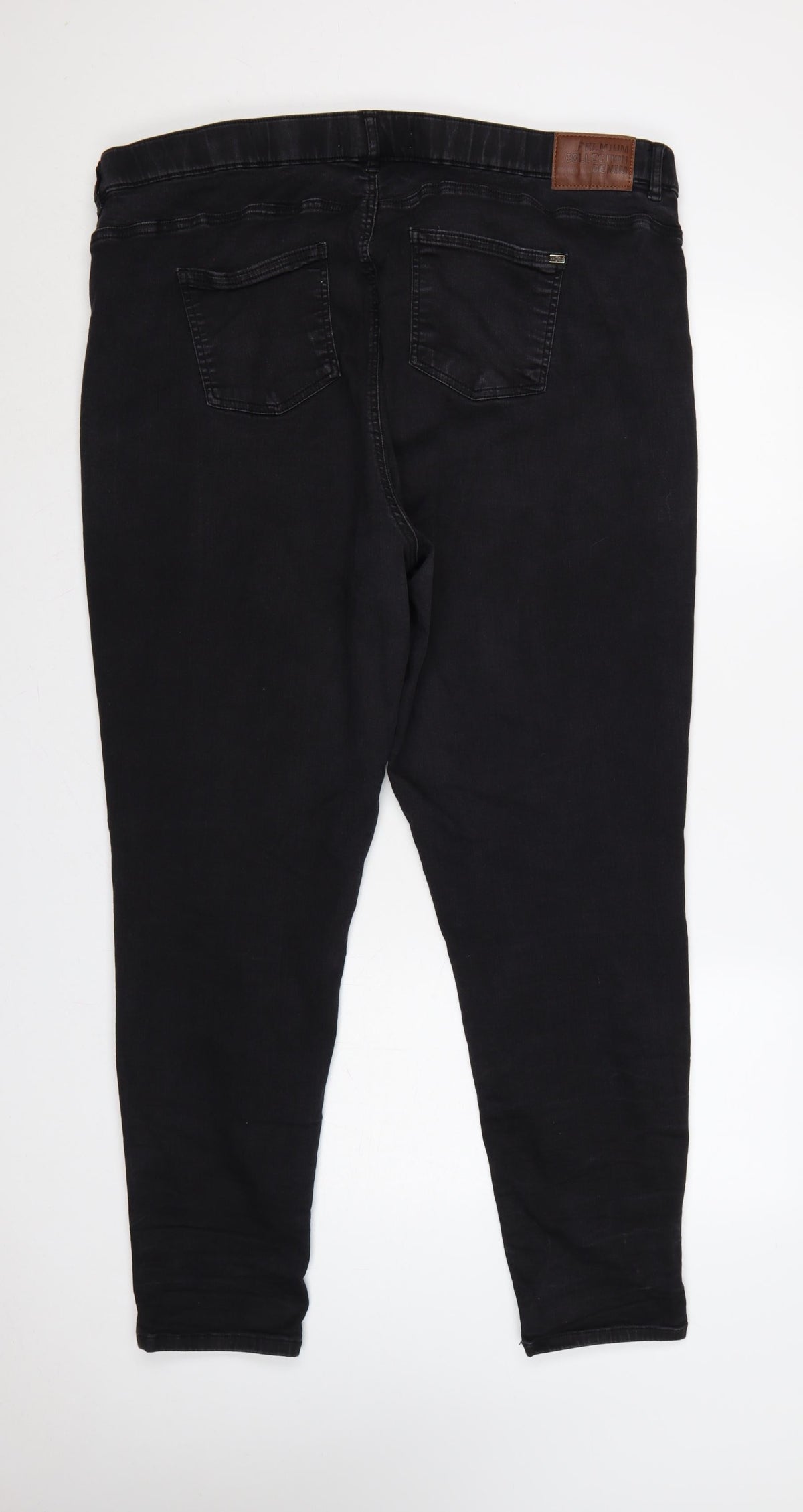 George Women’s Black 2XL 26-28 Long Skinny Jeans 5 Pocket