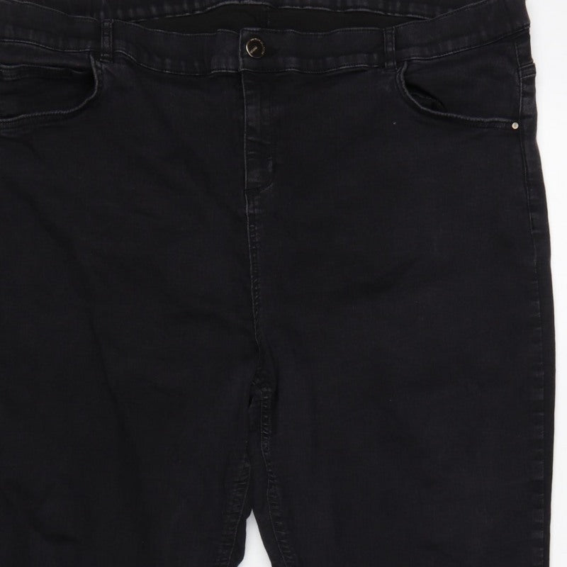 George Women’s Black 2XL 26-28 Long Skinny Jeans 5 Pocket