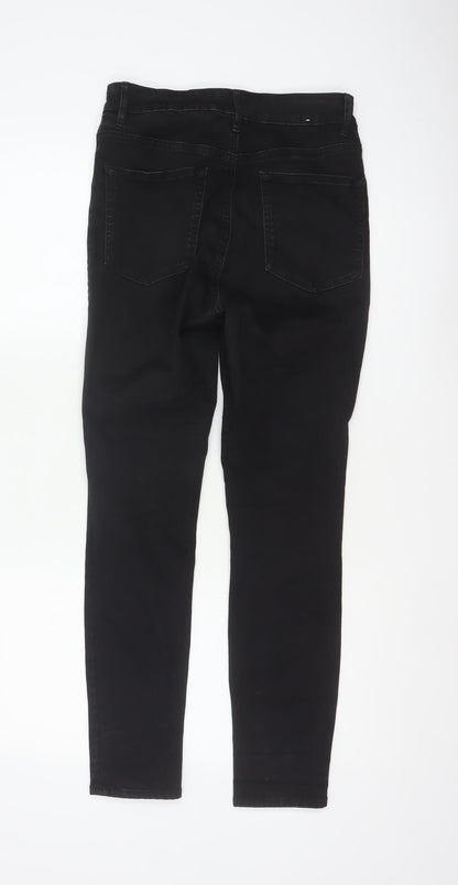 H&M Women’s Black UK 12 High Rise Skinny Stretch Jeans