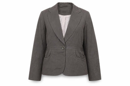 Next Women’s Brown Pinstripe Tailored Blazer Jacket UK 16 Business