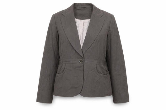 Next Women’s Brown Pinstripe Tailored Blazer Jacket UK 16 Business