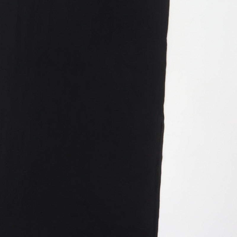 CCS Women Black Size S Long Shift Dress Half Sleeve