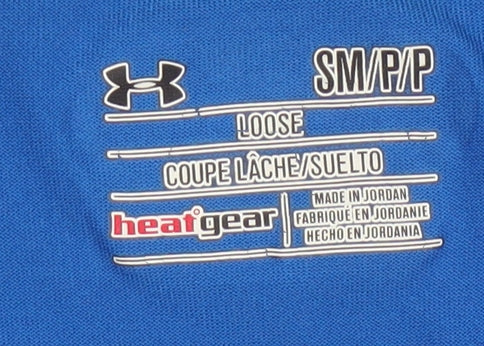 Additional view of Under Armour Teens Blue S HeatGear Loose Raglan Training T-Shirt