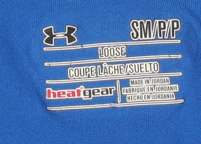Additional view of Under Armour Teens Blue S HeatGear Loose Raglan Training T-Shirt