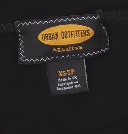Urban Outfitters Women’s Black XS Kimono Sleeve V-Neck Stretch Blouse