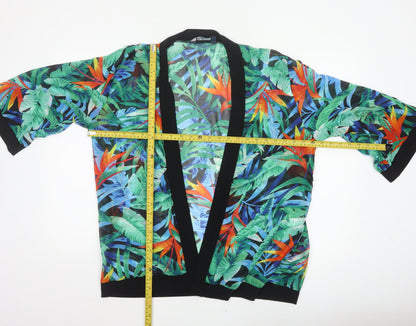 Isle Women’s Multicoloured Size 14 Tropical Floral Swim Cover Up