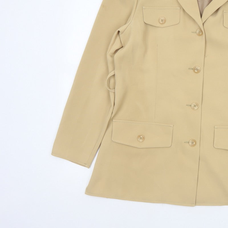 Mackays Women’s Beige UK 14 Longline Tailored Blazer Jacket