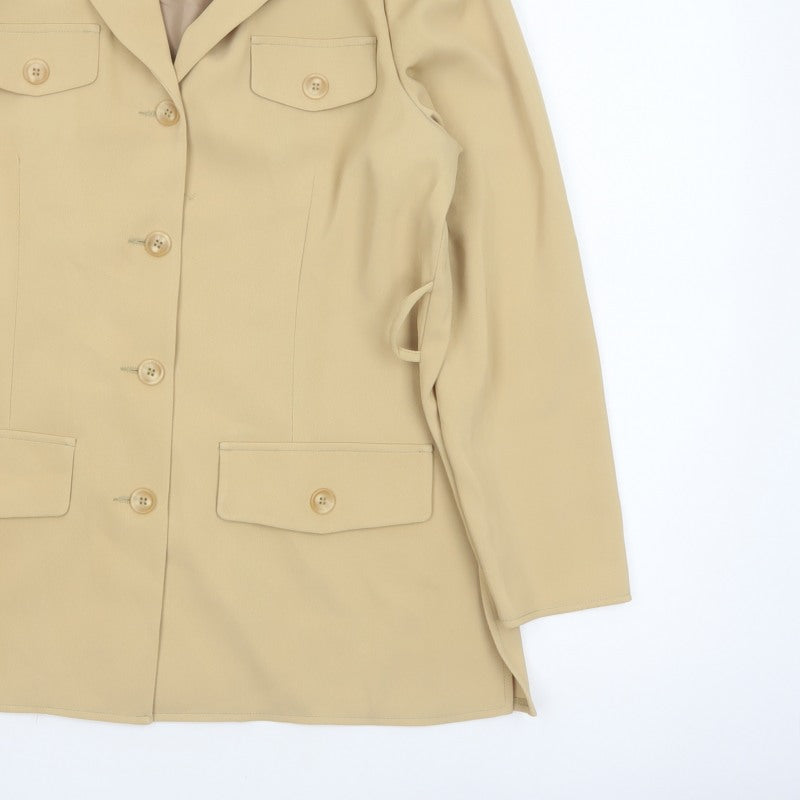 Mackays Women’s Beige UK 14 Longline Tailored Blazer Jacket