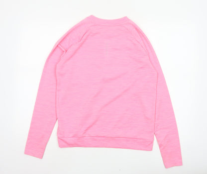 Nike Women’s Pink S Dri-FIT Running Long Sleeve Pullover Top