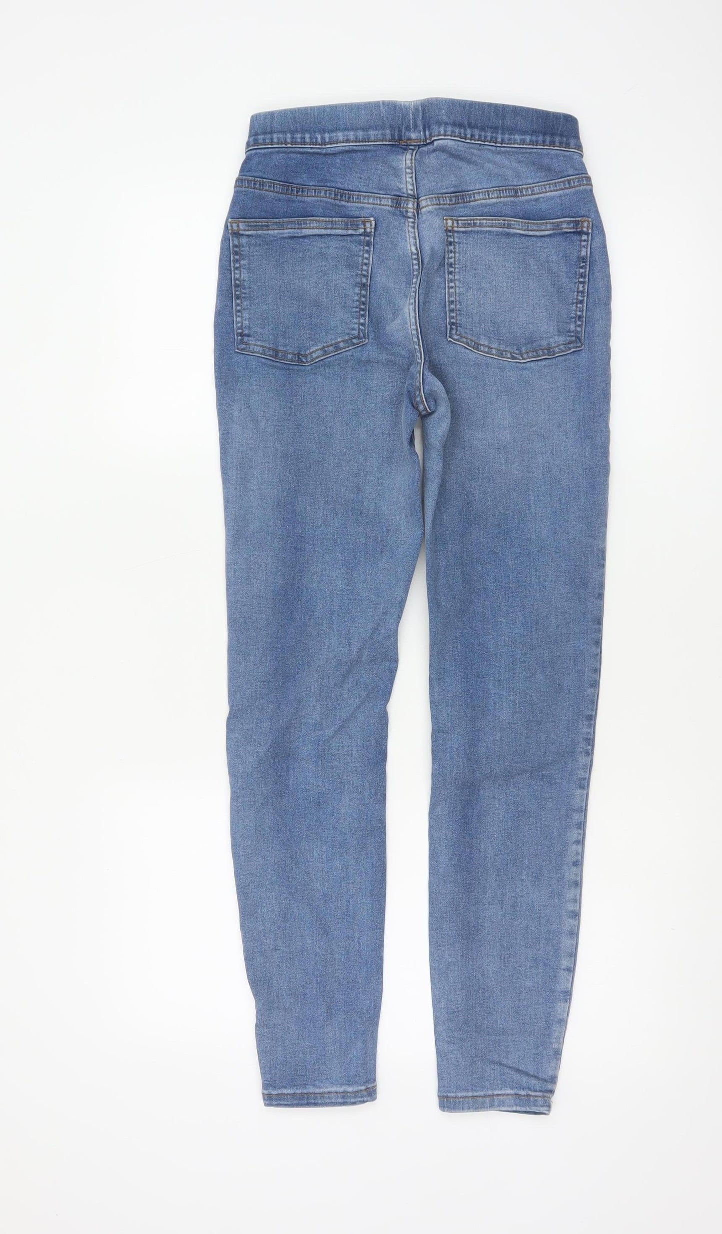 Primark Women Blue UK 8 High Rise Stretch Skinny Jegging Jeans