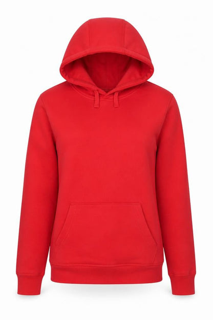 Stanley/Stella Women Red XS Pullover Hoodie Organic Cotton Pockets