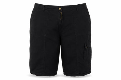 labelBe Women’s Black UK 22 Cotton Cargo Shorts Pockets