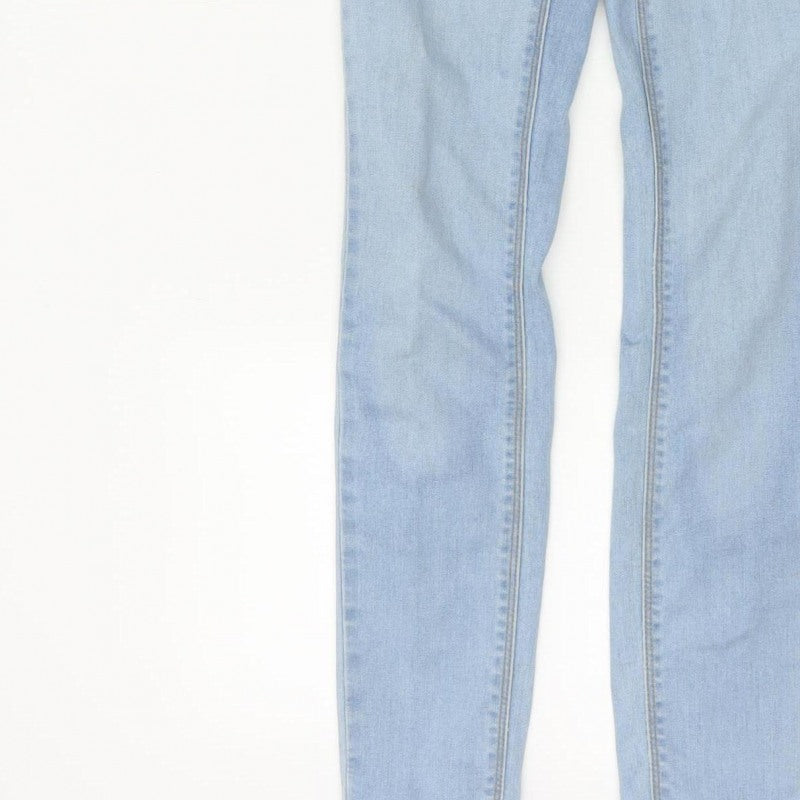Denim Co Women Blue UK 6 Slim Skinny Light Wash Jeans