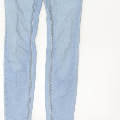 Denim Co Women Blue UK 6 Slim Skinny Light Wash Jeans