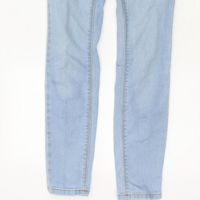 Denim Co Women Blue UK 6 Slim Skinny Light Wash Jeans