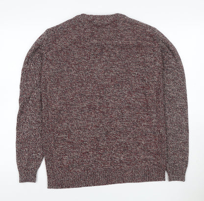 Kensington Eastside Men’s Multicoloured Knit Crew Neck Jumper L