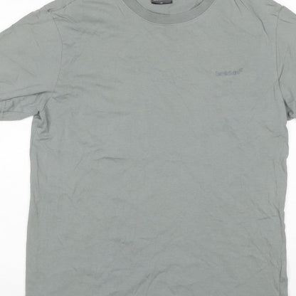 Bekkin Unisex Adults Grey M Basic Crew Neck Short Sleeve T-Shirt