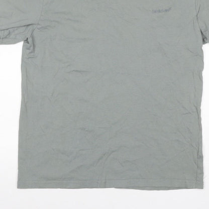 Bekkin Unisex Adults Grey M Basic Crew Neck Short Sleeve T-Shirt