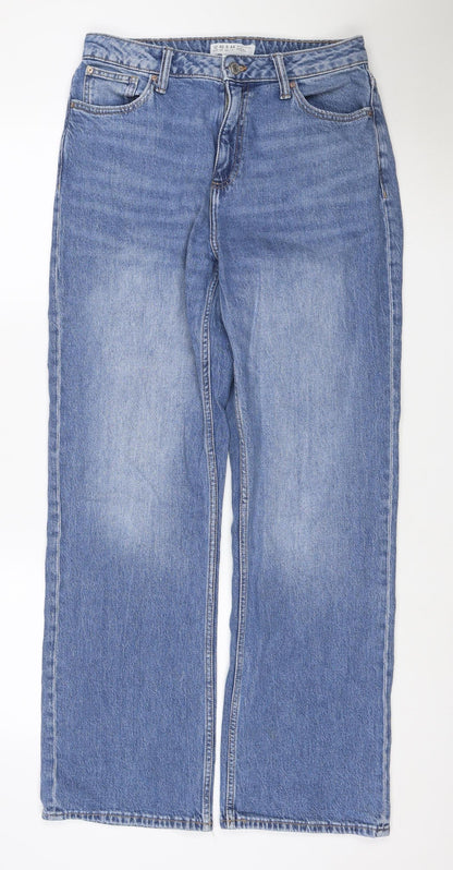 Denim Co. Women’s Blue UK 12 Bootcut Stretch Jeans Mid Rise