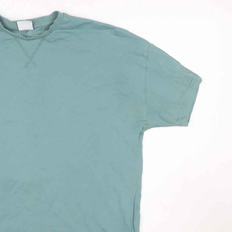 Gymshark Men's Green Size S Logo Sleeve Crew Neck Short Sleeve T-Shirt