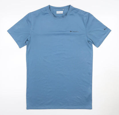 Columbia Men’s Blue S Logo Performance Crew Neck T-Shirt