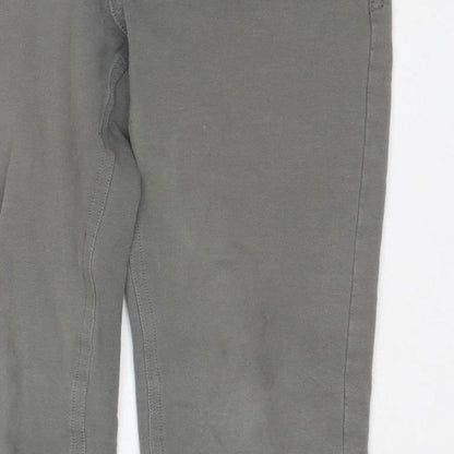 iDO Teens Grey Size 32 Straight Jeans 5-Pocket Mid Rise